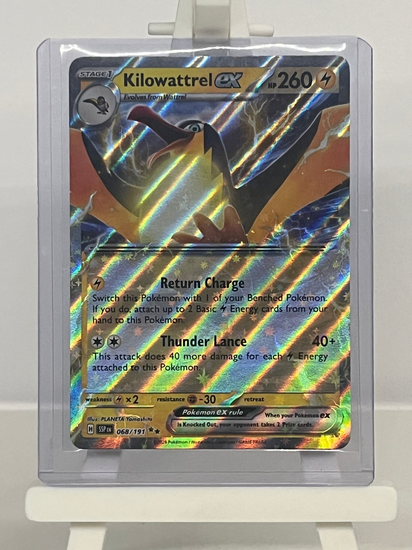 Pokémon TCG - Kilowattrel EX 068/191 SSP Surging Sparks - English