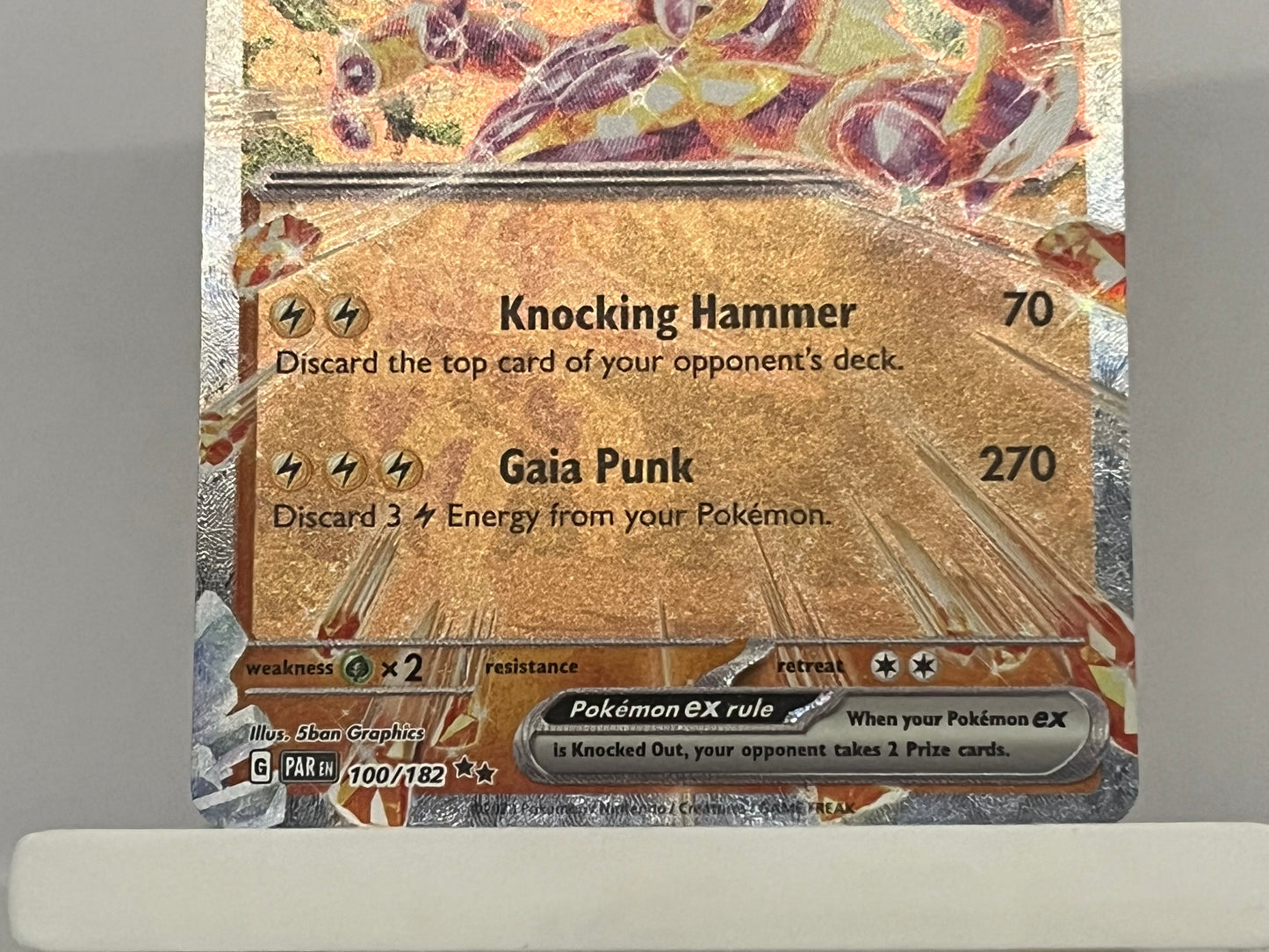 Pokémon TCG - Toxtricity EX 100/182 PAR Paradox Rift - English
