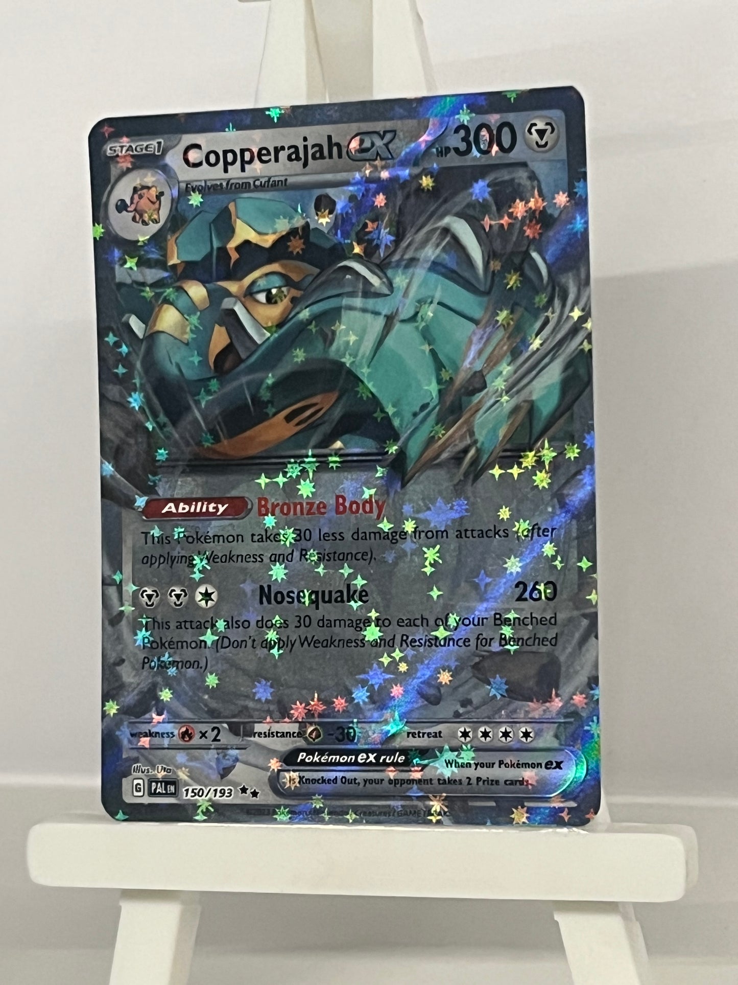 Pokémon TCG - Copperajah EX 150/193 PAL Paldea Evolved - English