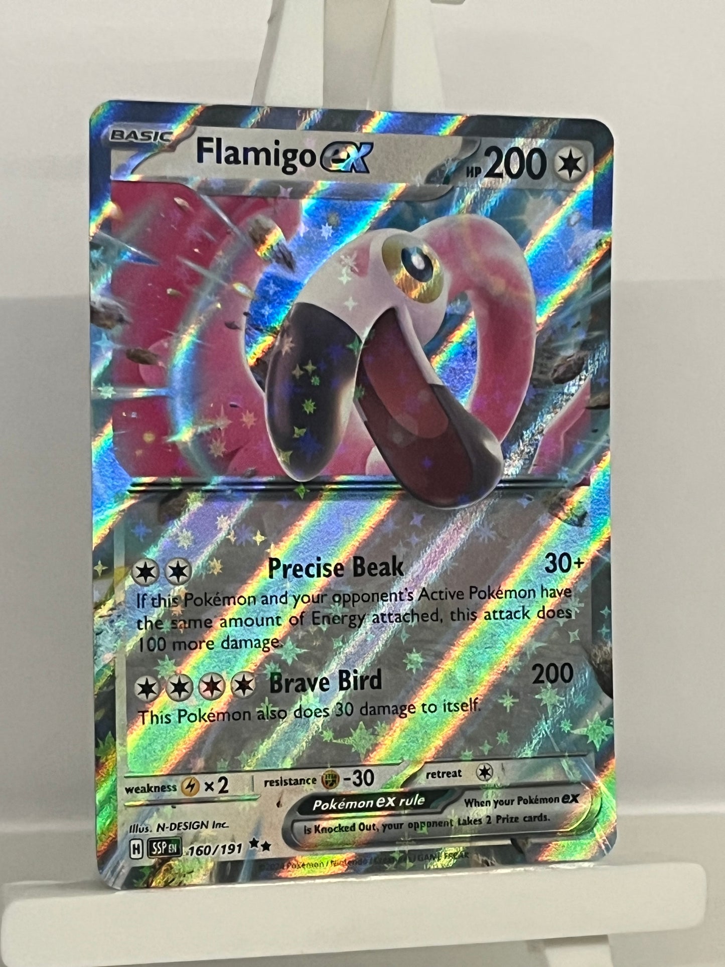 Pokémon TCG - Flamigo EX 160/191 SSP Surging Sparks - English