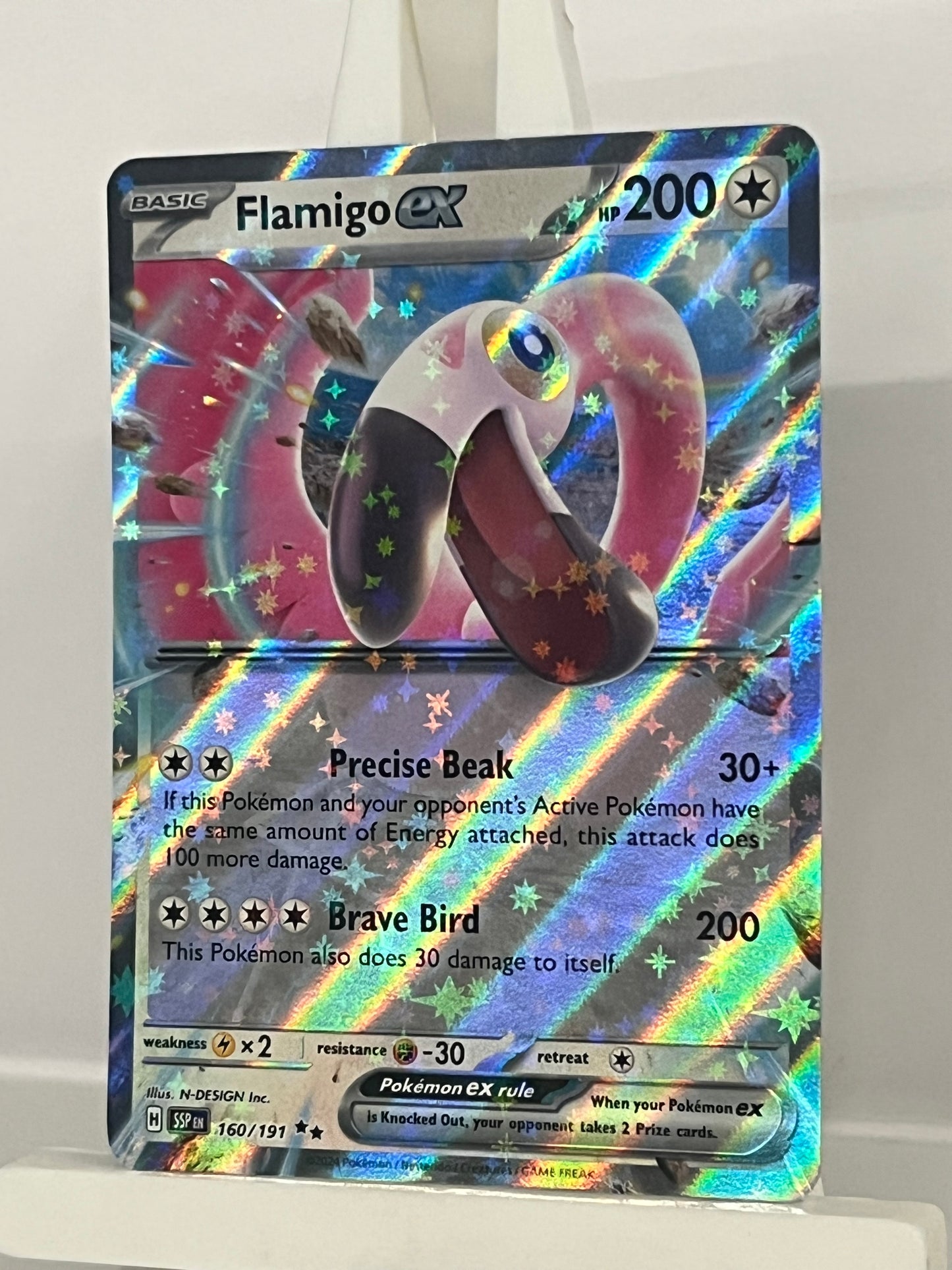 Pokémon TCG - Flamigo EX 160/191 SSP Surging Sparks - English