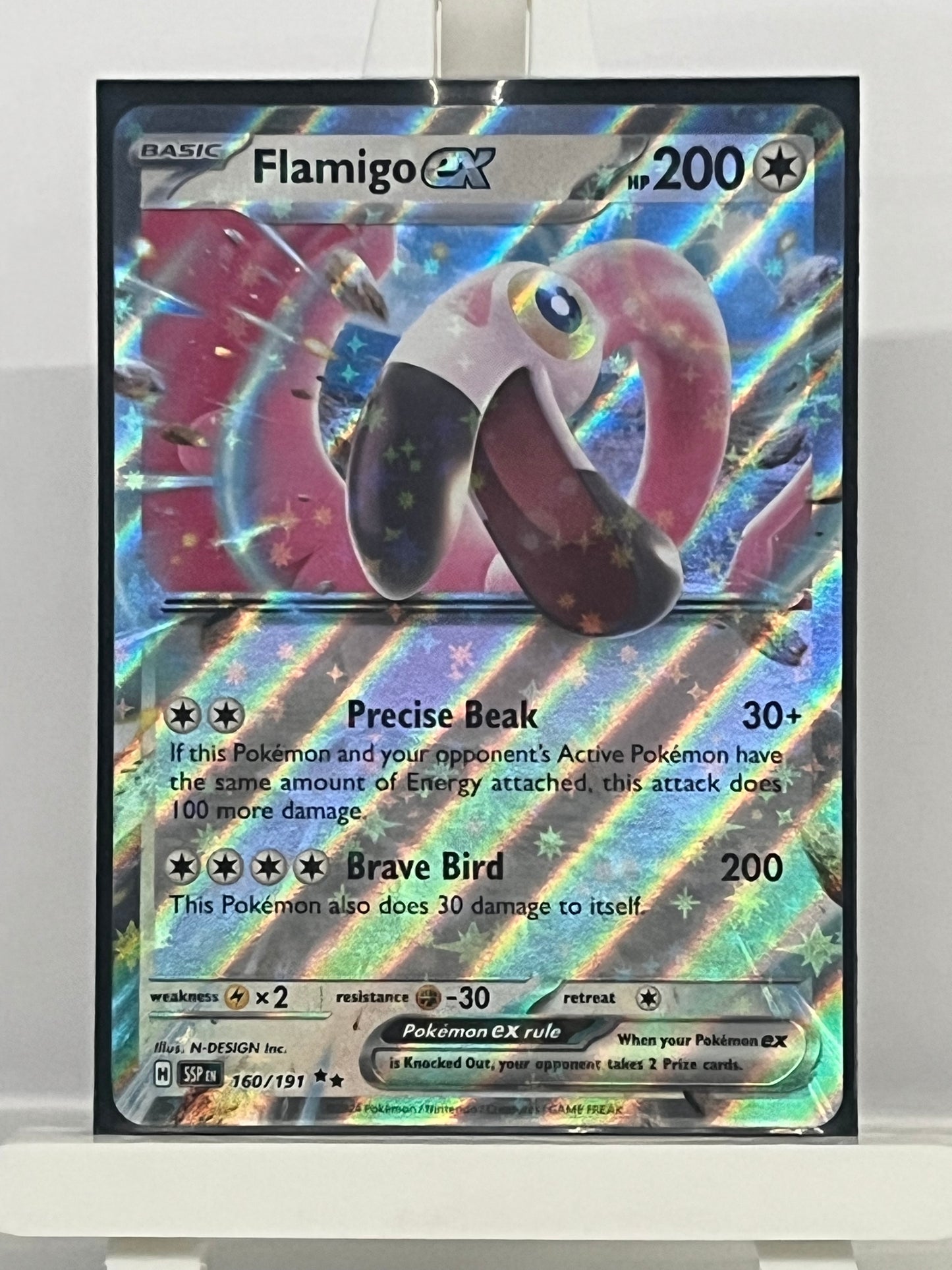 Pokémon TCG - Flamigo EX 160/191 SSP Surging Sparks - English