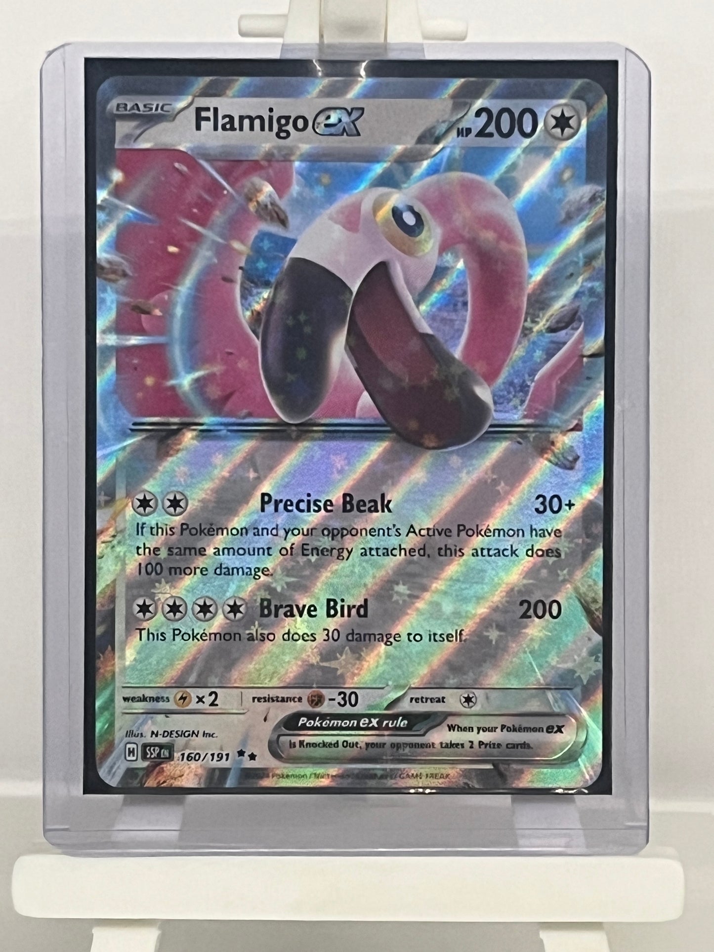Pokémon TCG - Flamigo EX 160/191 SSP Surging Sparks - English