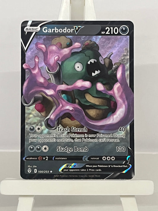 Pokémon TCG - Garbodor V 100/203 EVS Evolving Skies - English