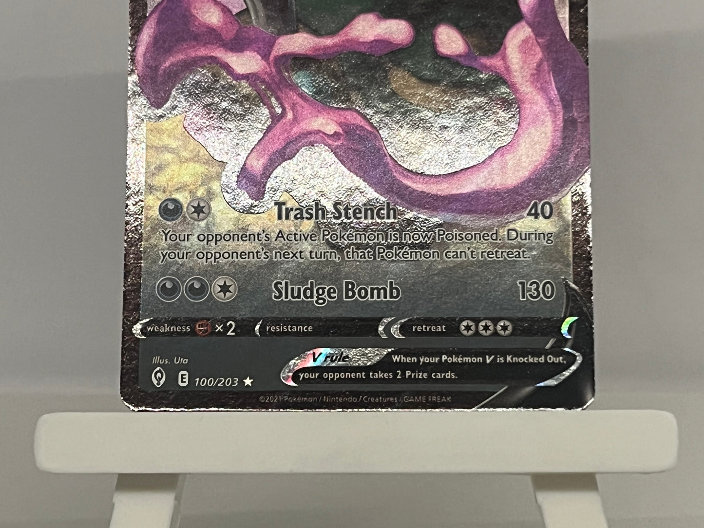 Pokémon TCG - Garbodor V 100/203 EVS Evolving Skies - English