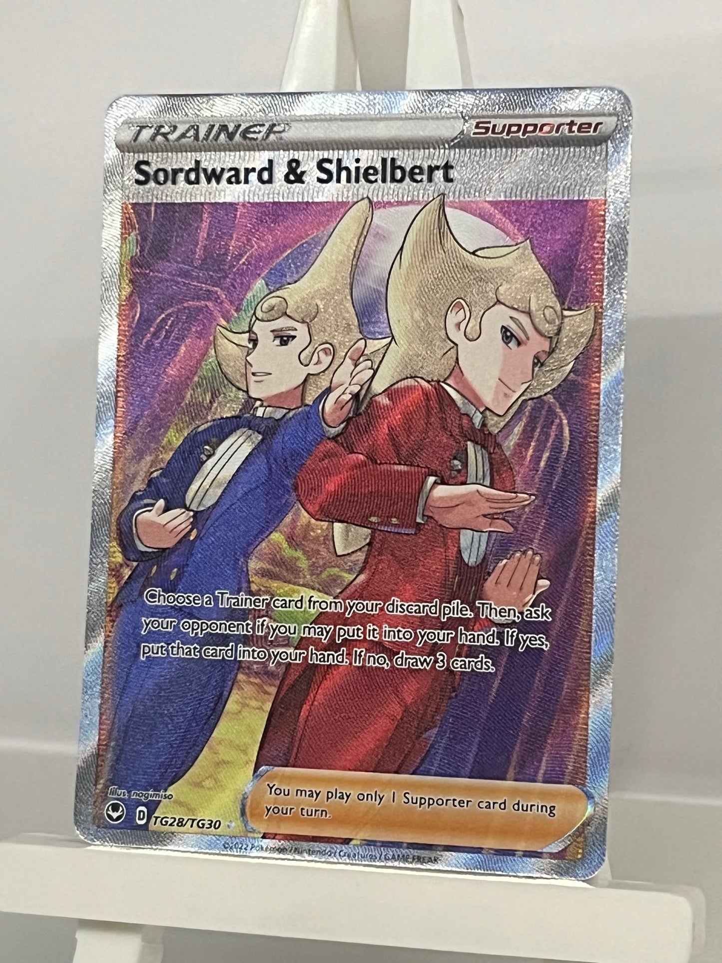 Pokémon TCG - Sordward & Shielbert TG28/TG30 SIT Silver Tempest - English