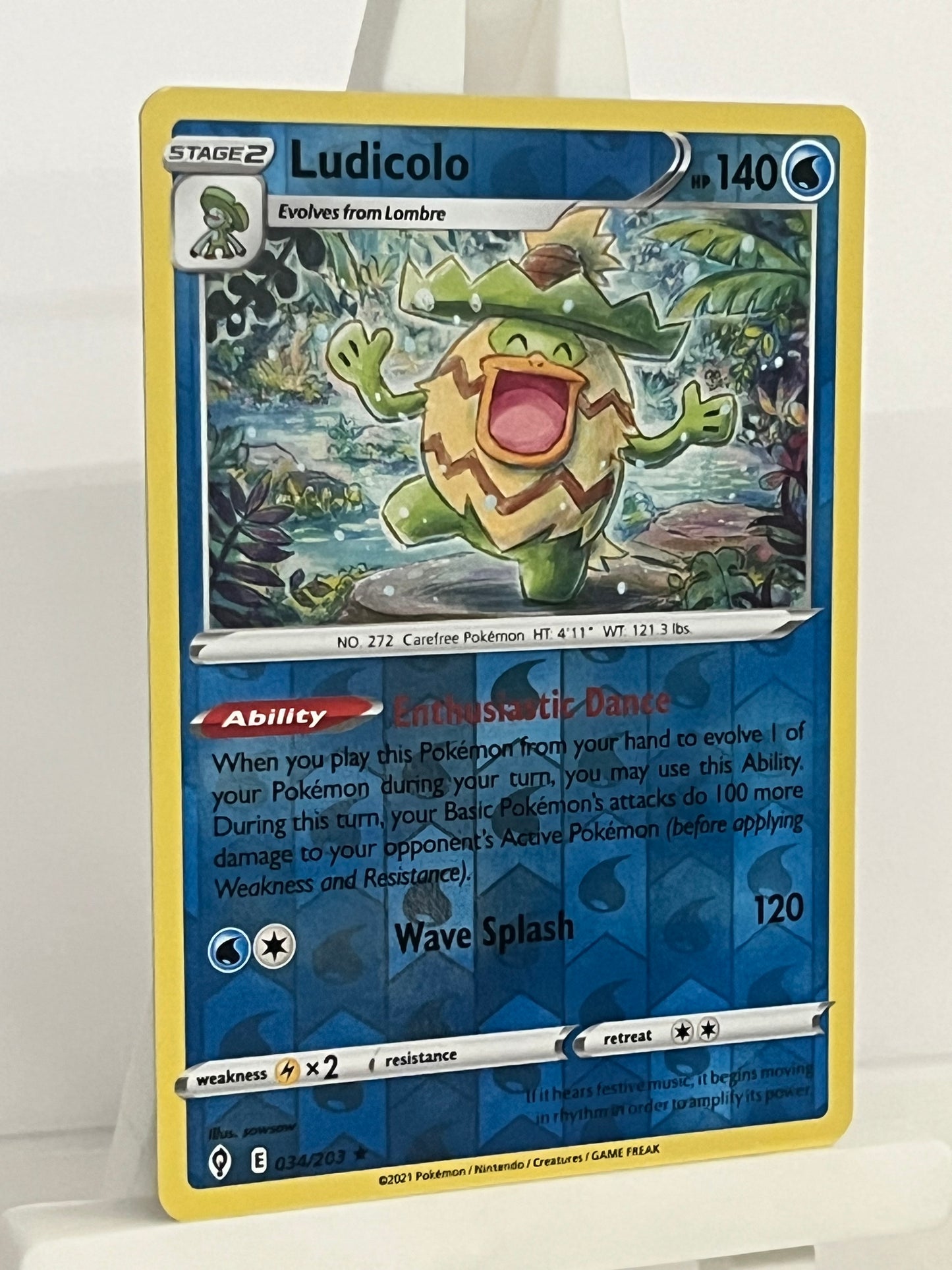 Pokémon TCG - Ludicolo 034/203 EVS Evolving Skies - English