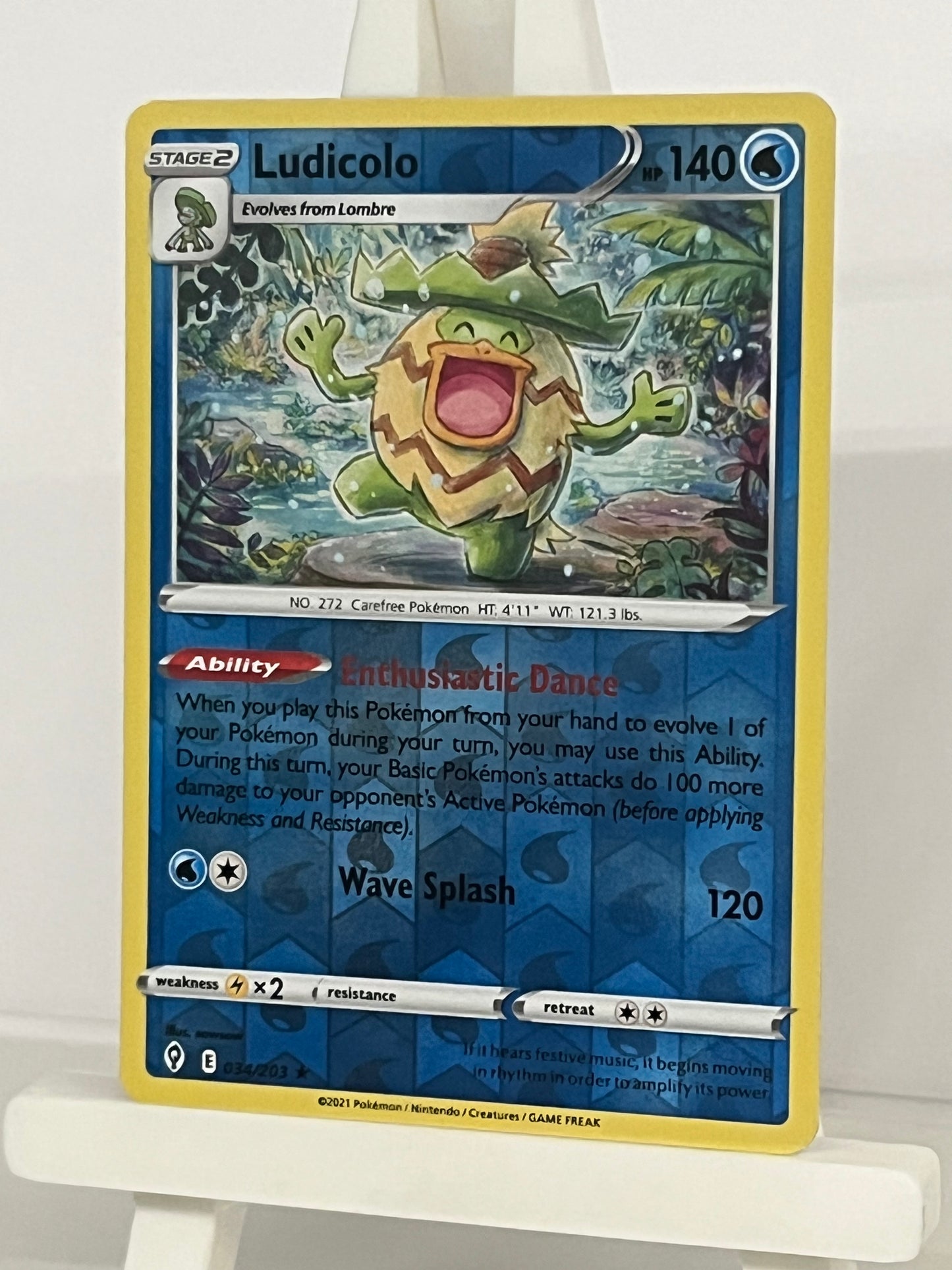 Pokémon TCG - Ludicolo 034/203 EVS Evolving Skies - English