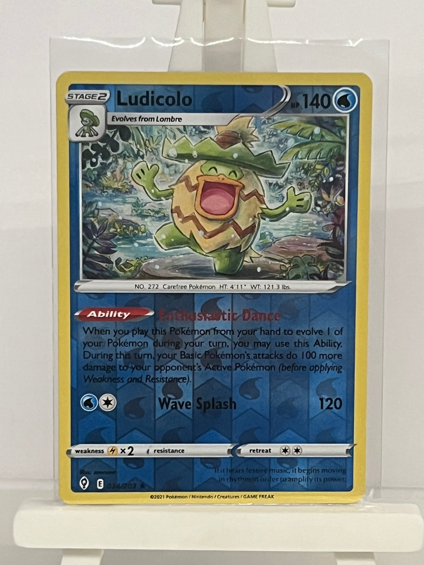 Pokémon TCG - Ludicolo 034/203 EVS Evolving Skies - English