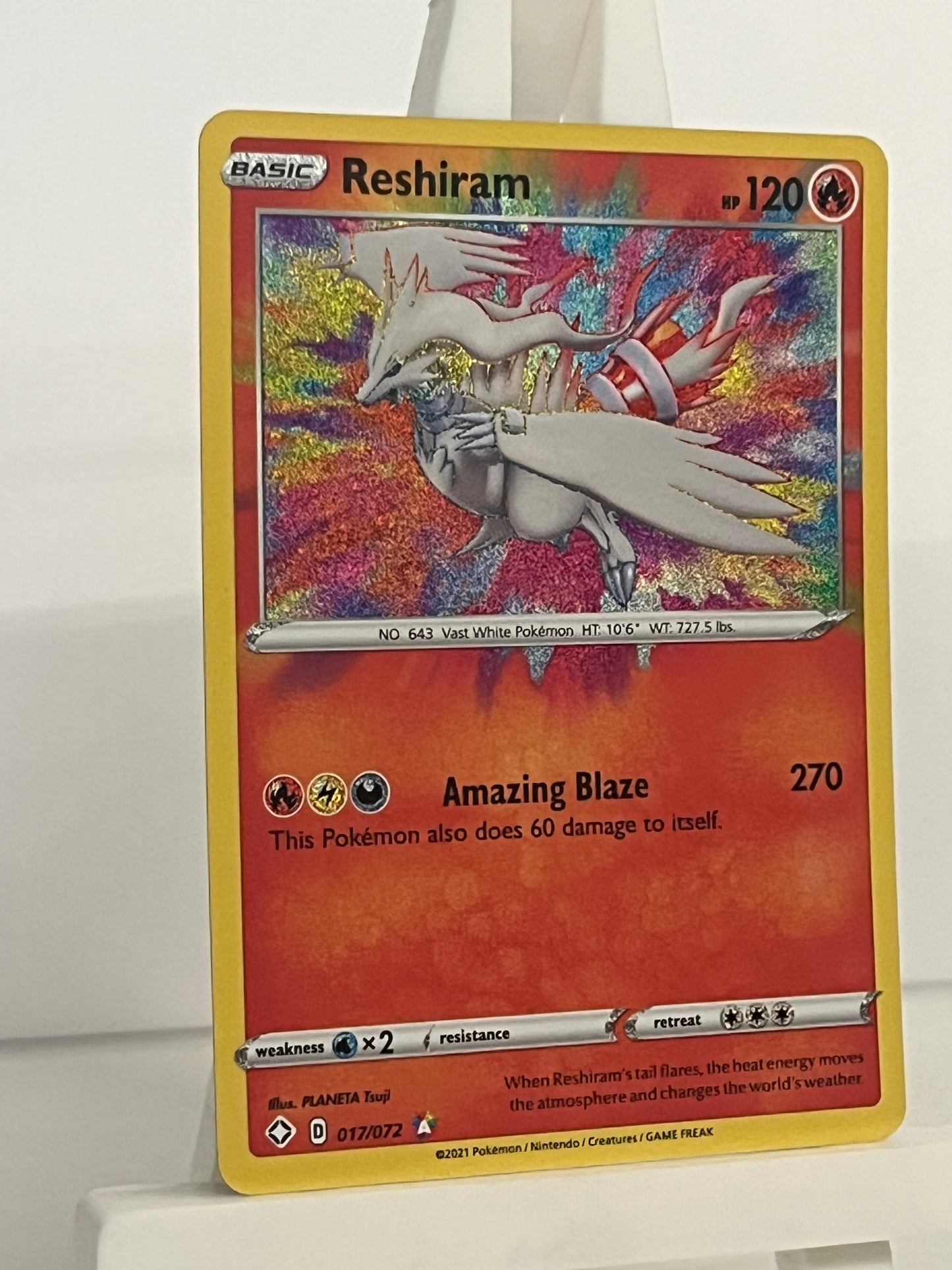 Pokémon TCG - Reshiram 017/072 SHF Shining Fates - English