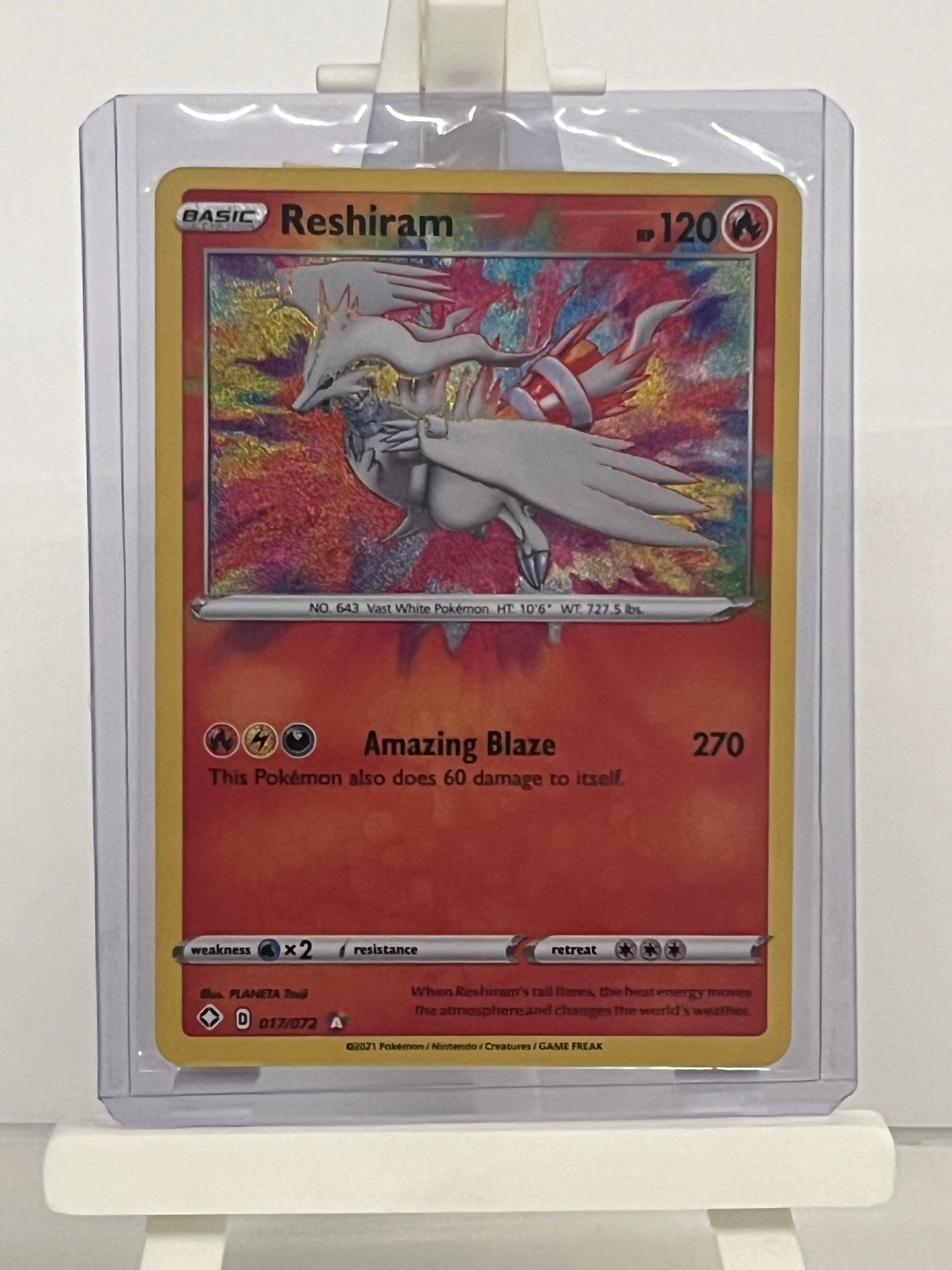 Pokémon TCG - Reshiram 017/072 SHF Shining Fates - English