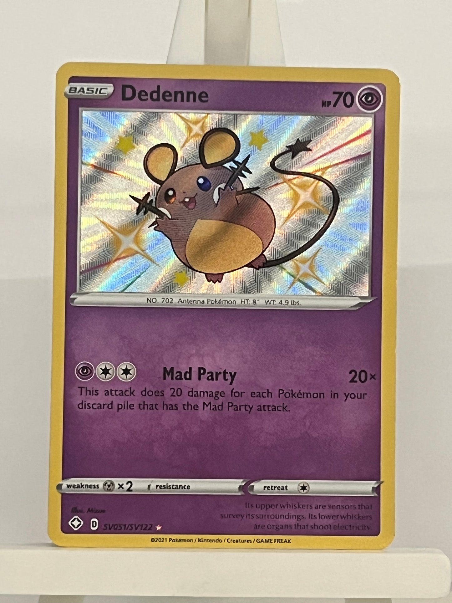 Pokémon TCG - Dedenne SV051/SV122 SHF Shining Fates - English