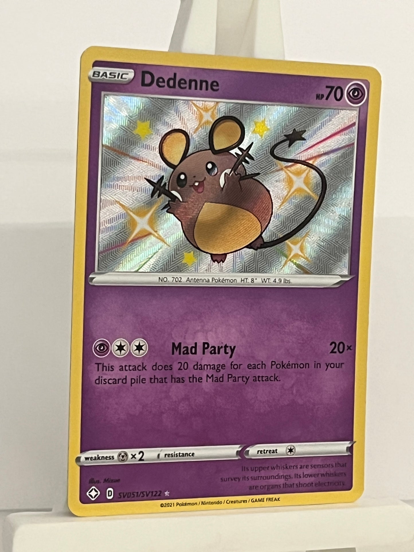 Pokémon TCG - Dedenne SV051/SV122 SHF Shining Fates - English