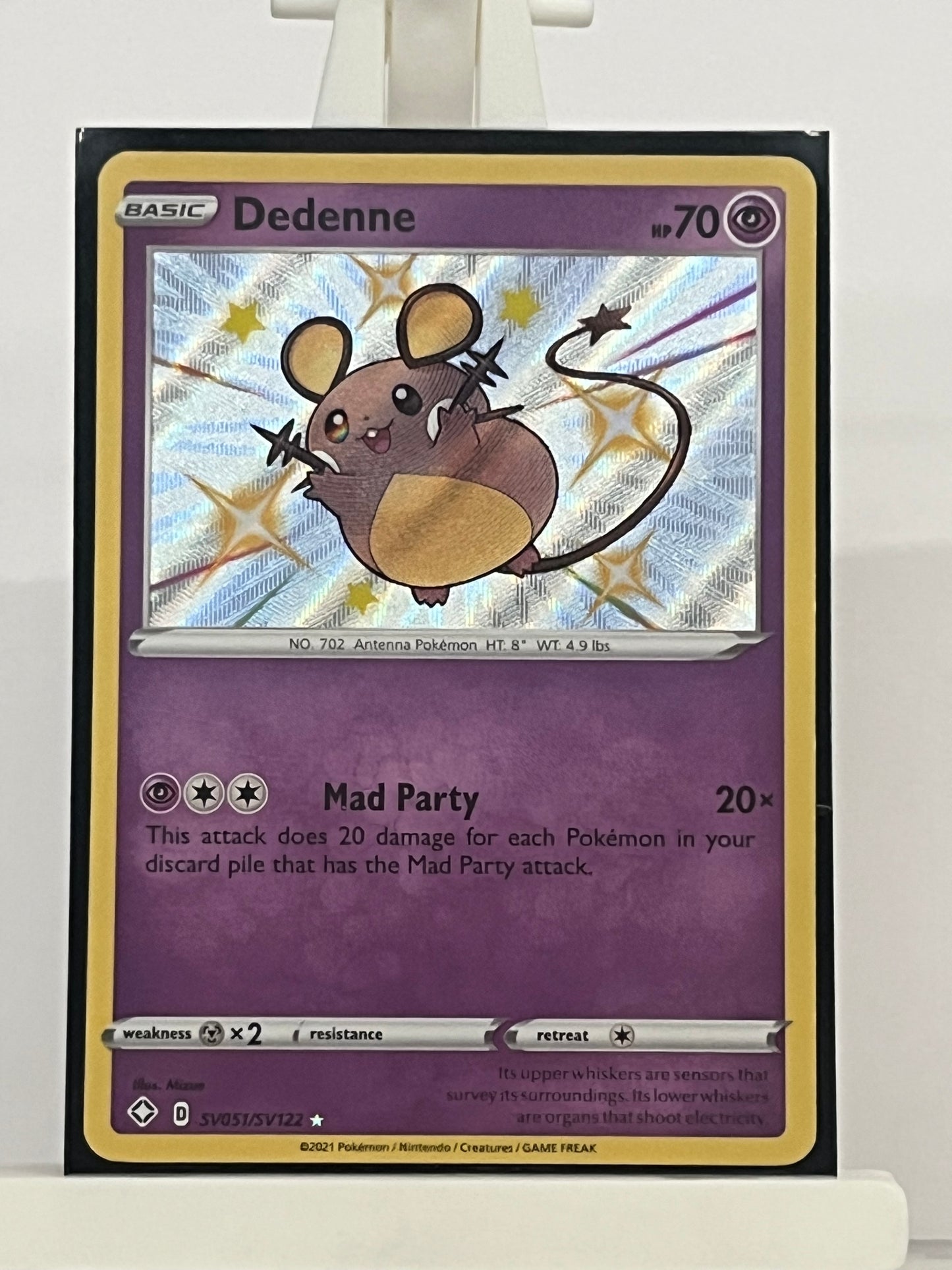 Pokémon TCG - Dedenne SV051/SV122 SHF Shining Fates - English