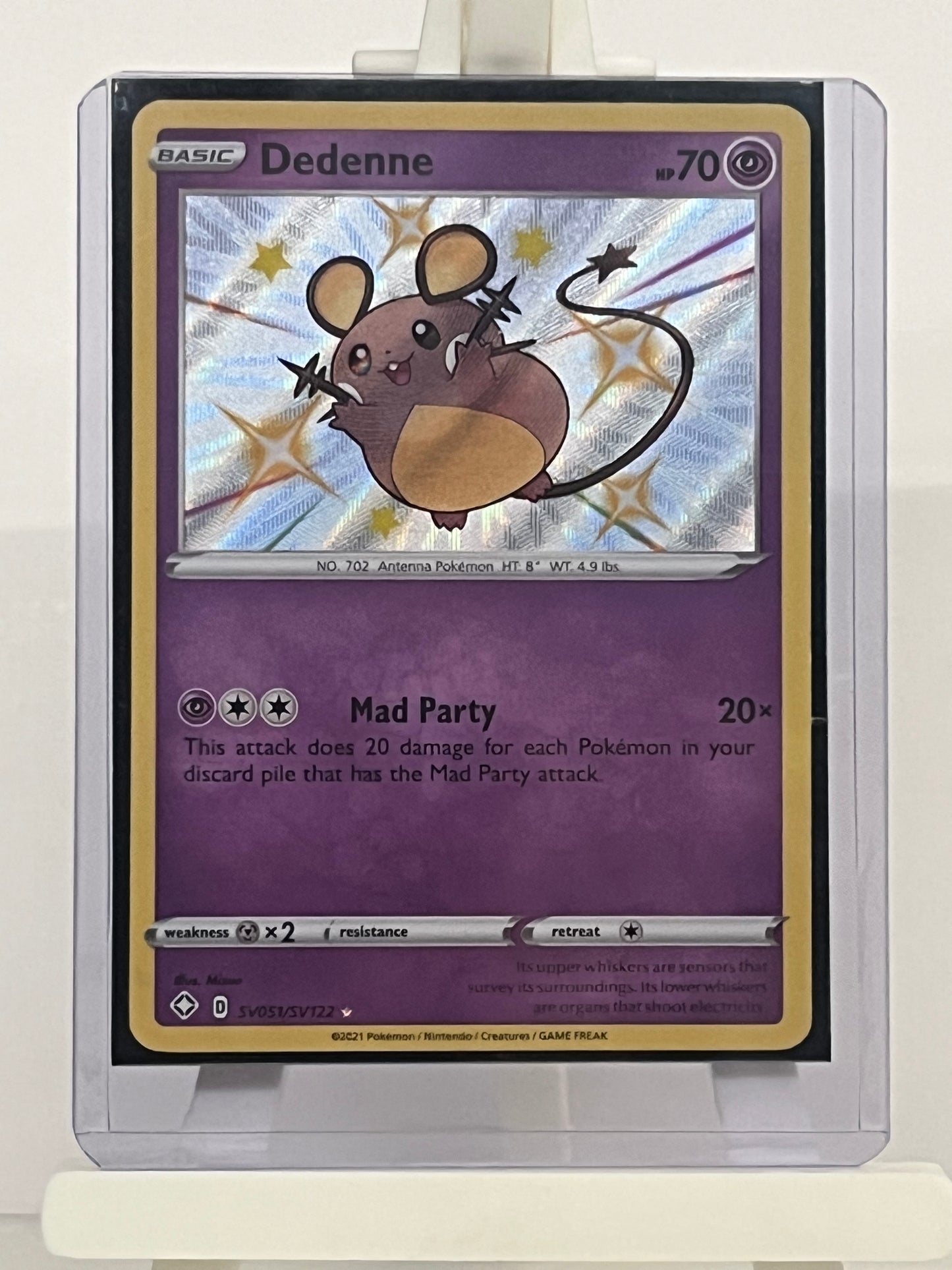 Pokémon TCG - Dedenne SV051/SV122 SHF Shining Fates - English
