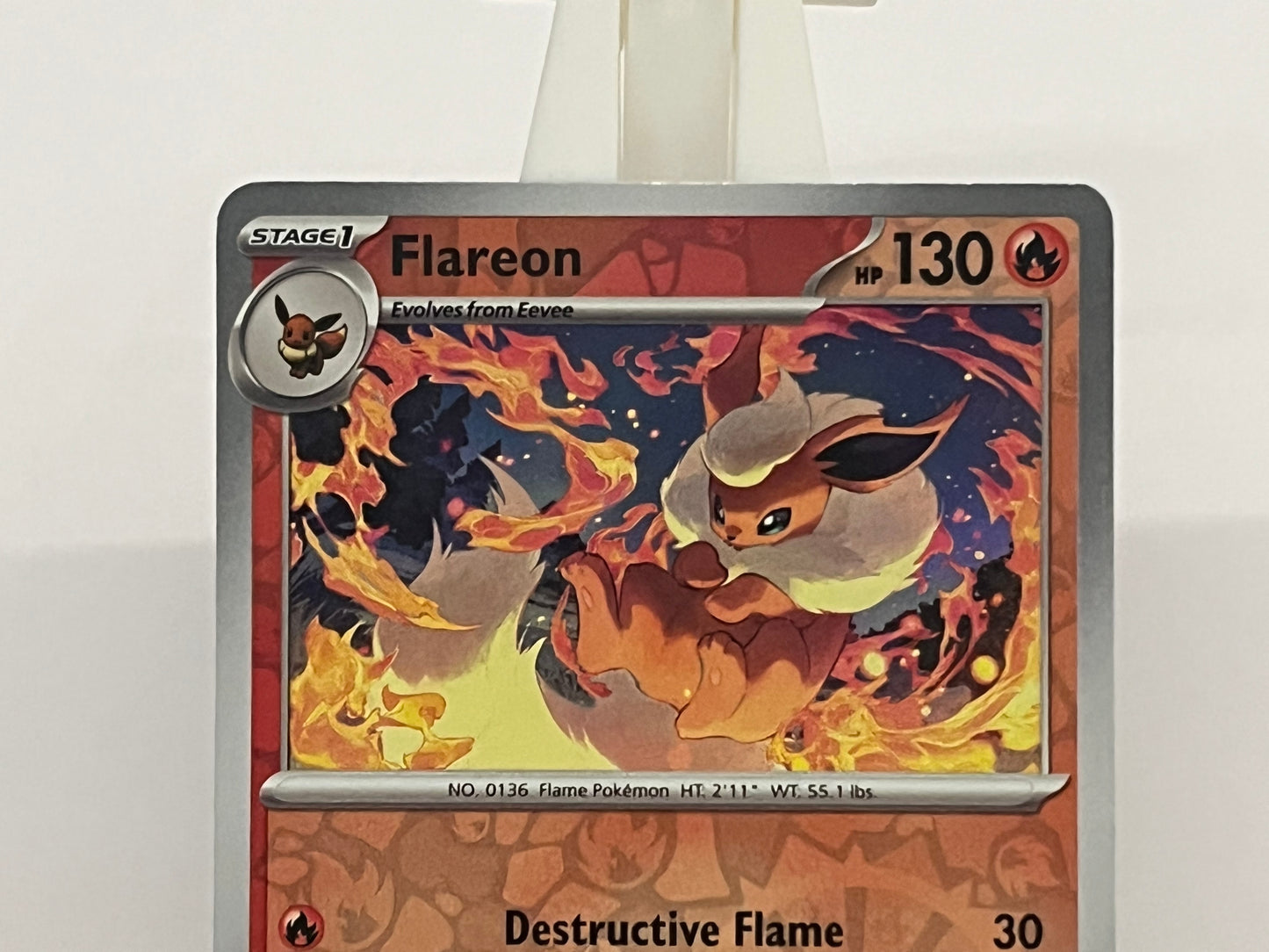 Pokémon TCG - Flareon 136/165 MEW 151 - English
