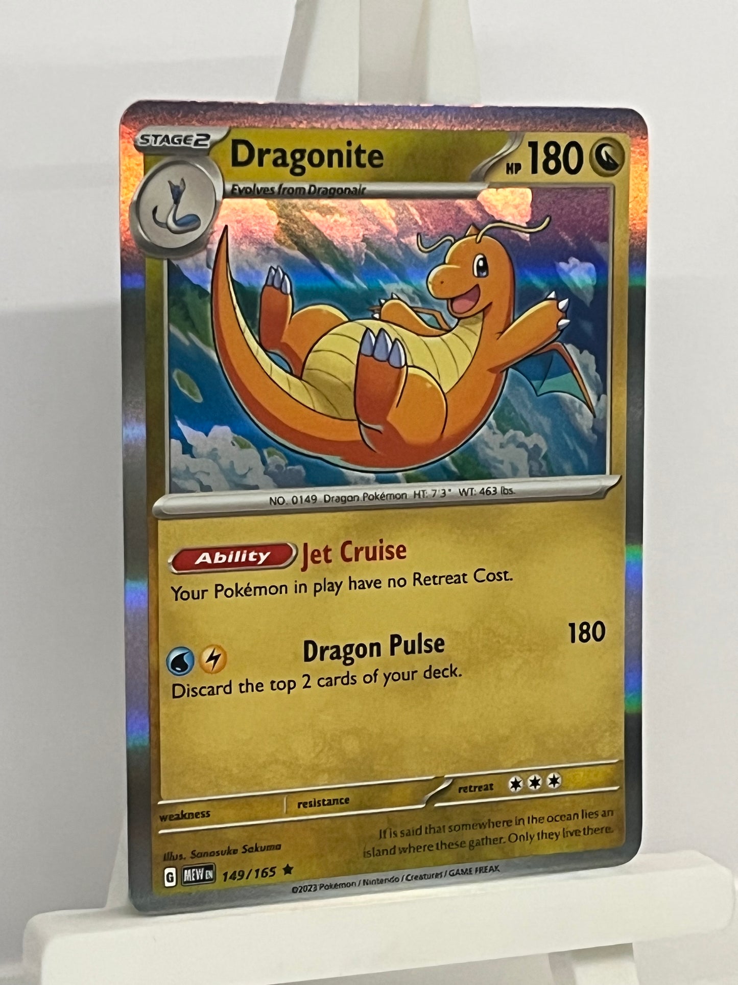 Pokémon TCG - Dragonite 149/165 MEW 151 - English