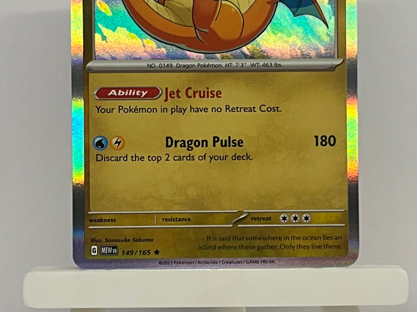 Pokémon TCG - Dragonite 149/165 MEW 151 - English