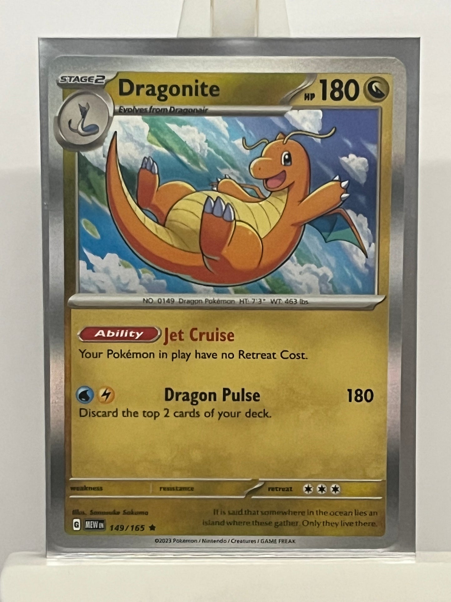 Pokémon TCG - Dragonite 149/165 MEW 151 - English