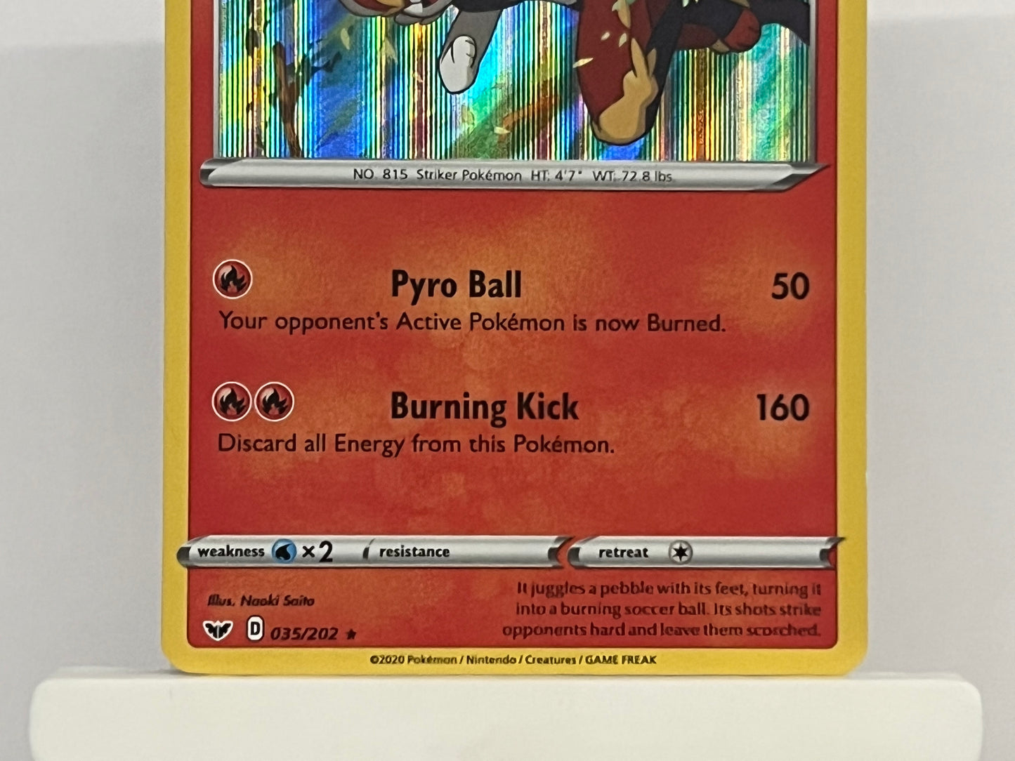 Pokémon TCG - Cinderace 035/202 SWSH Sword & Shield - English