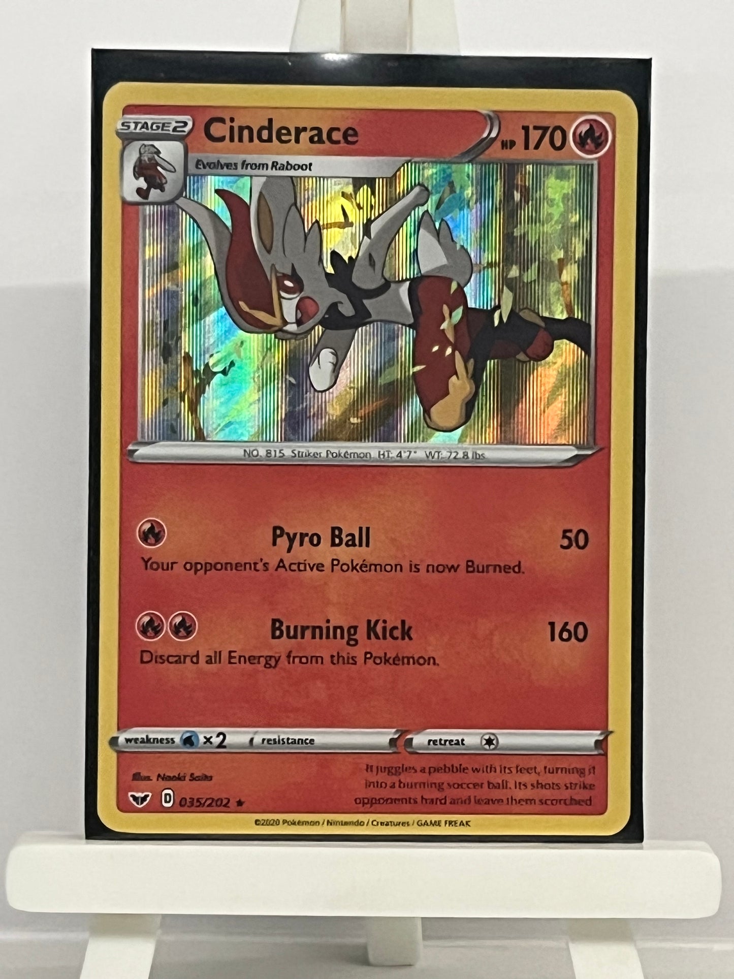 Pokémon TCG - Cinderace 035/202 SWSH Sword & Shield - English