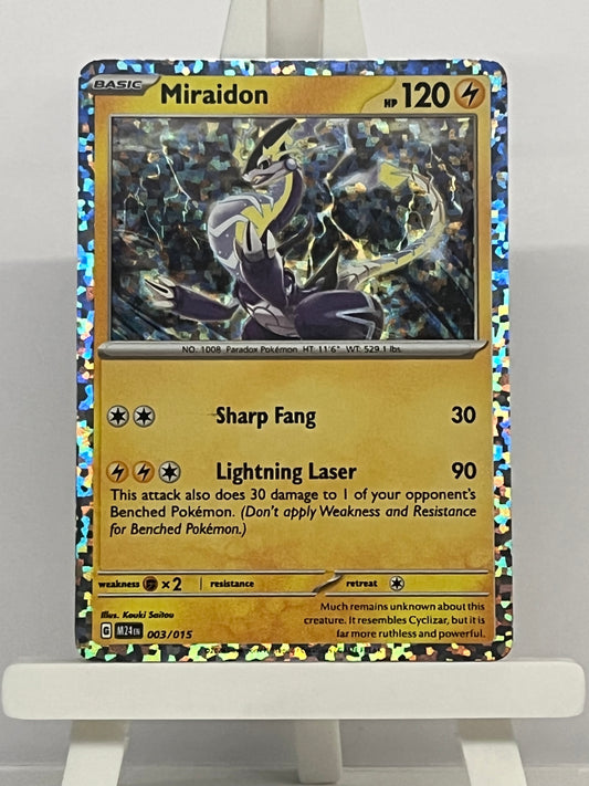 Pokémon TCG - Miraidon 003/015 M24 McDonalds 2024 - English