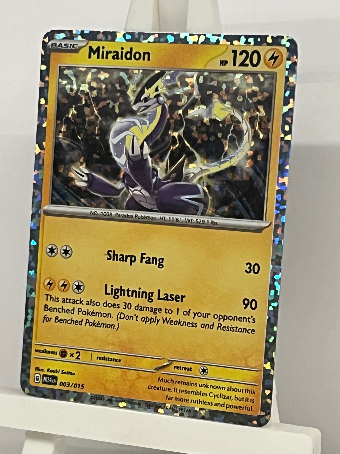 Pokémon TCG - Miraidon 003/015 M24 McDonalds 2024 - English