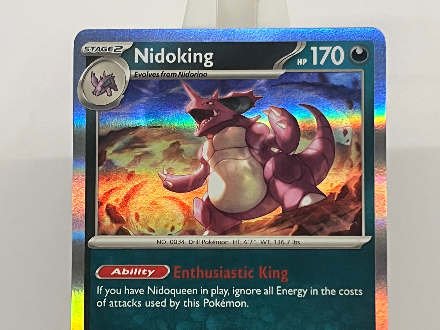 Pokémon TCG - Nidoking 034/165 MEW 151 - English
