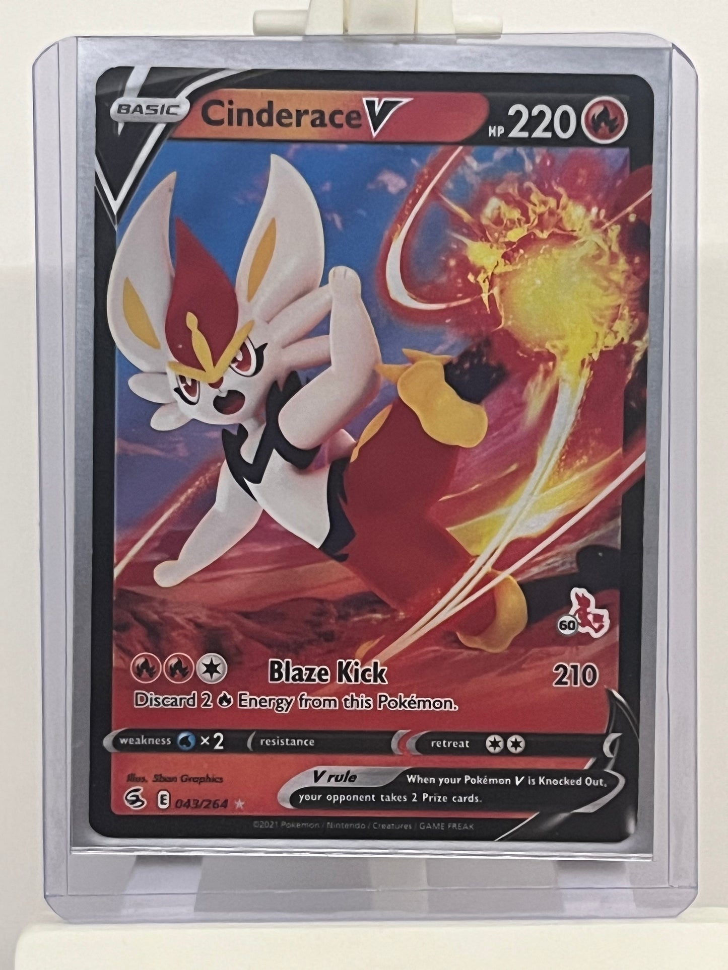 Pokémon TCG - Cinderace V 043/264 FUS Fusion Strike - English