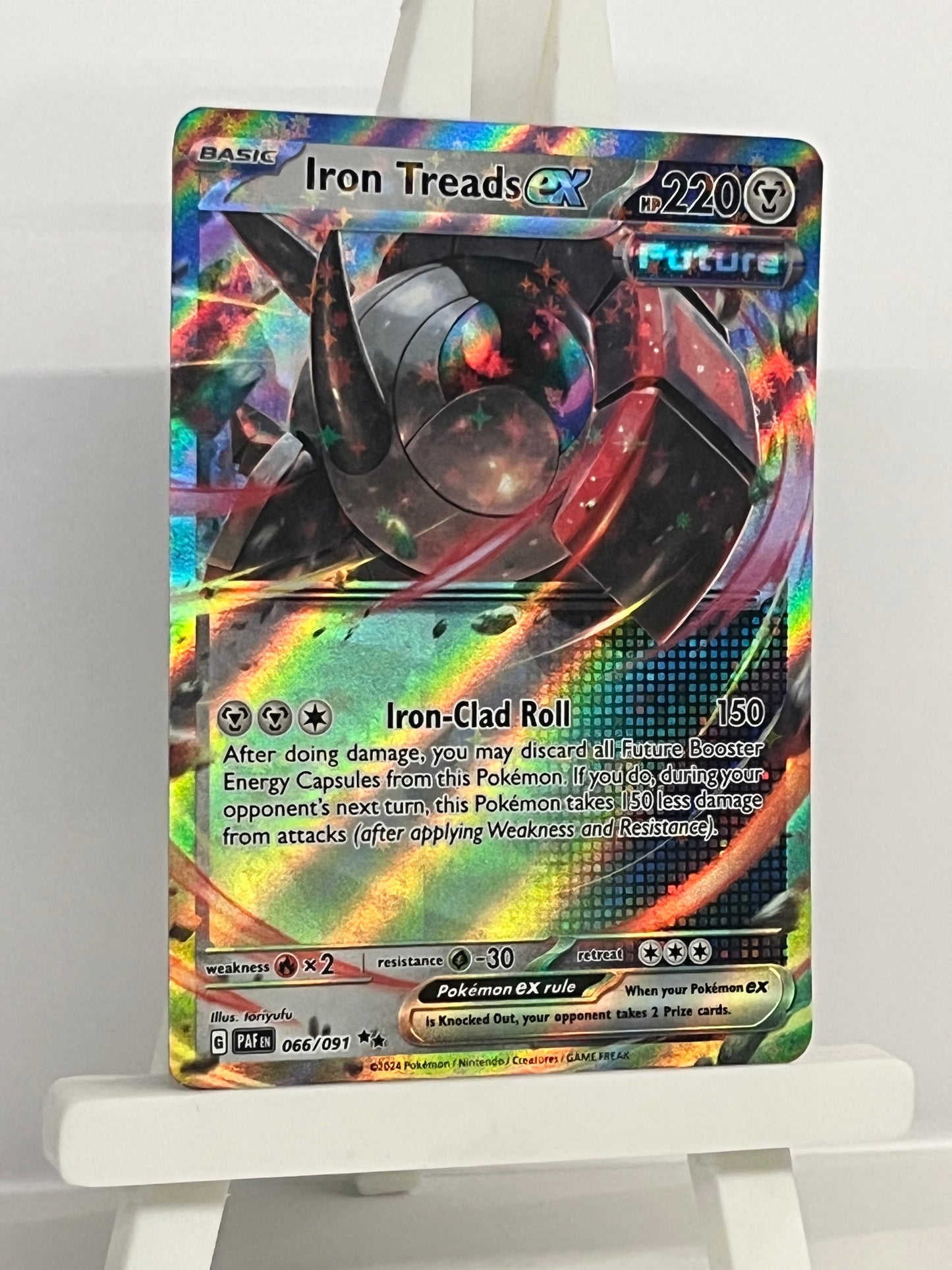 Pokémon TCG - Iron Treads EX 066/091 PAF Paldean Fates - English