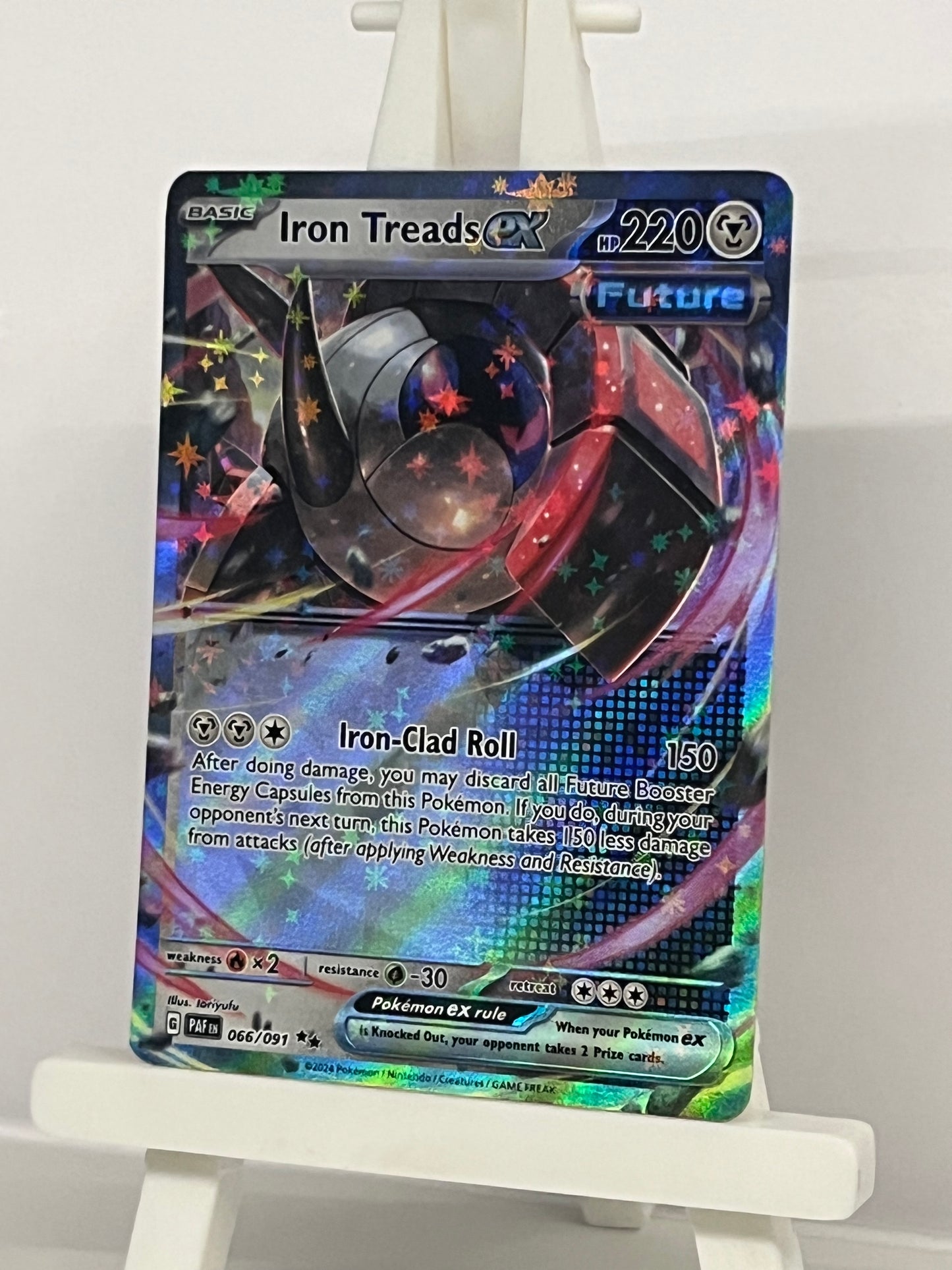 Pokémon TCG - Iron Treads EX 066/091 PAF Paldean Fates - English