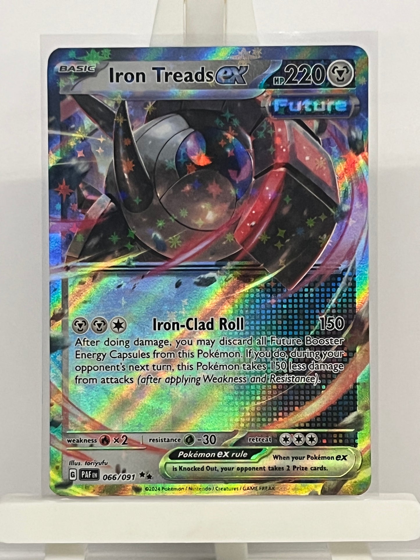 Pokémon TCG - Iron Treads EX 066/091 PAF Paldean Fates - English