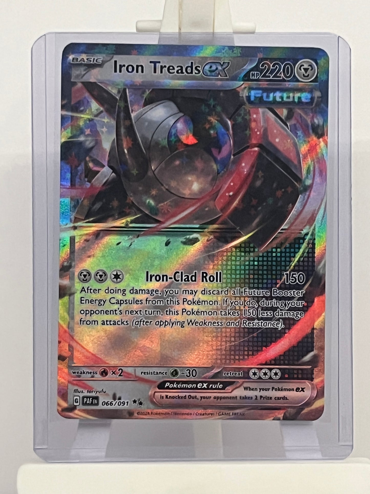 Pokémon TCG - Iron Treads EX 066/091 PAF Paldean Fates - English