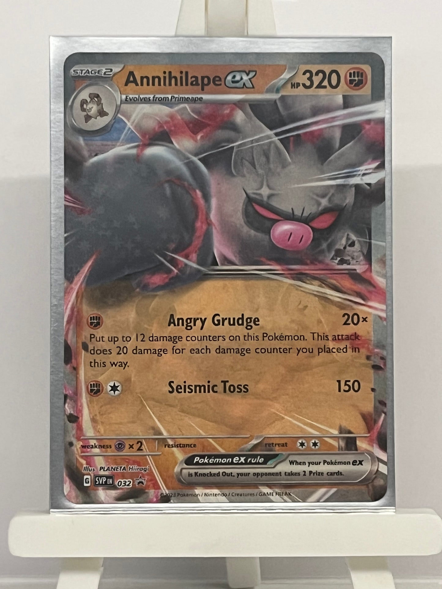Pokémon TCG - Annihilape EX 032 SVP Scarlet & Violet Promo - English