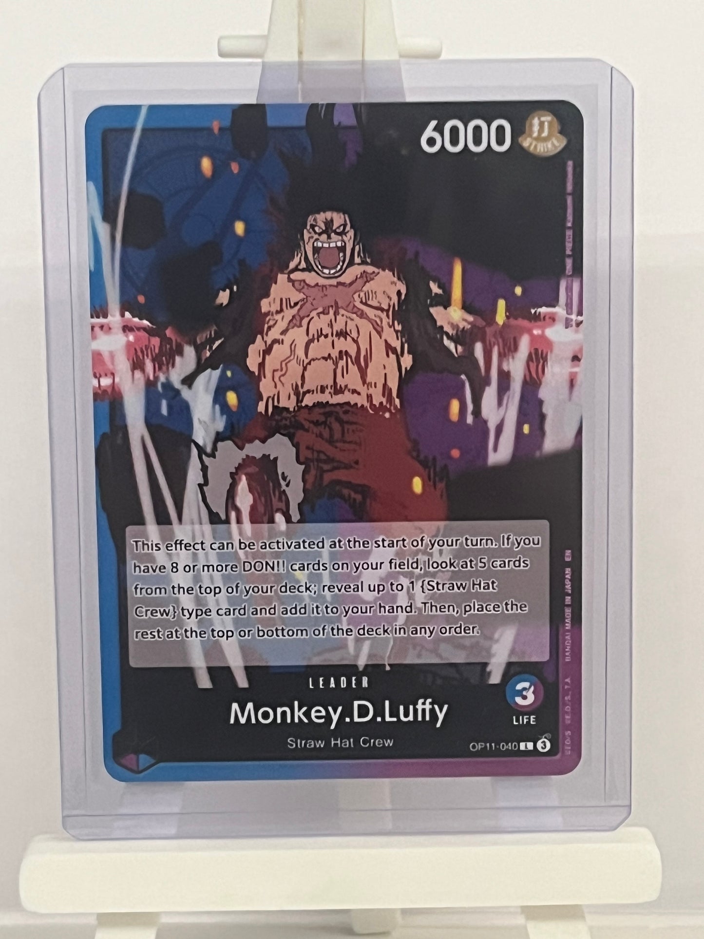 One Piece TCG - OP11 x6 mixed Leader Cards - English