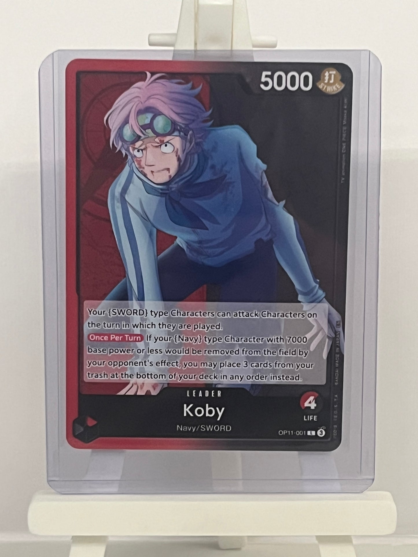 One Piece TCG - OP11 x6 mixed Leader Cards - English